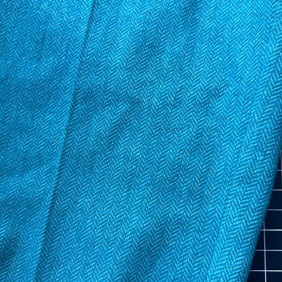 J. Crew Factory Aqua Herringbone City Fit Skimmer Pants 4 Small - Picture 6 of 6